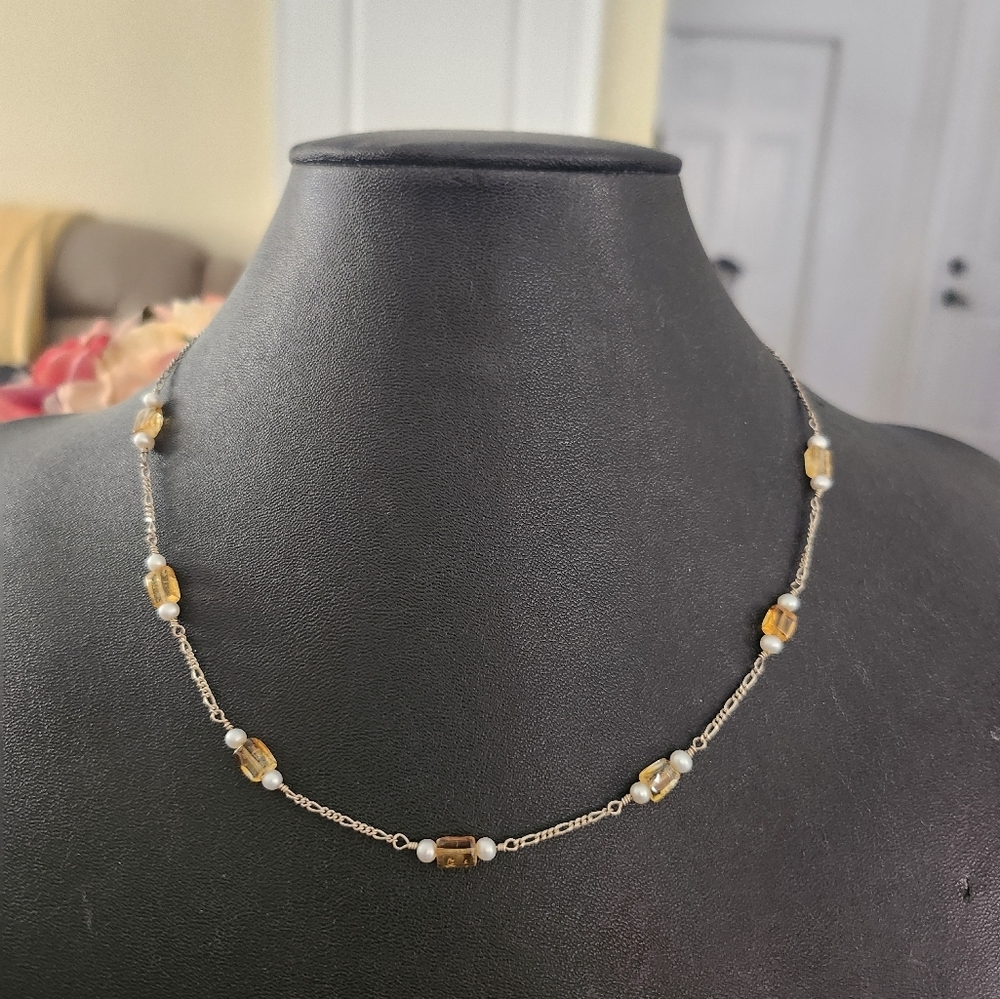 925 Sterling Silver Bead Necklace